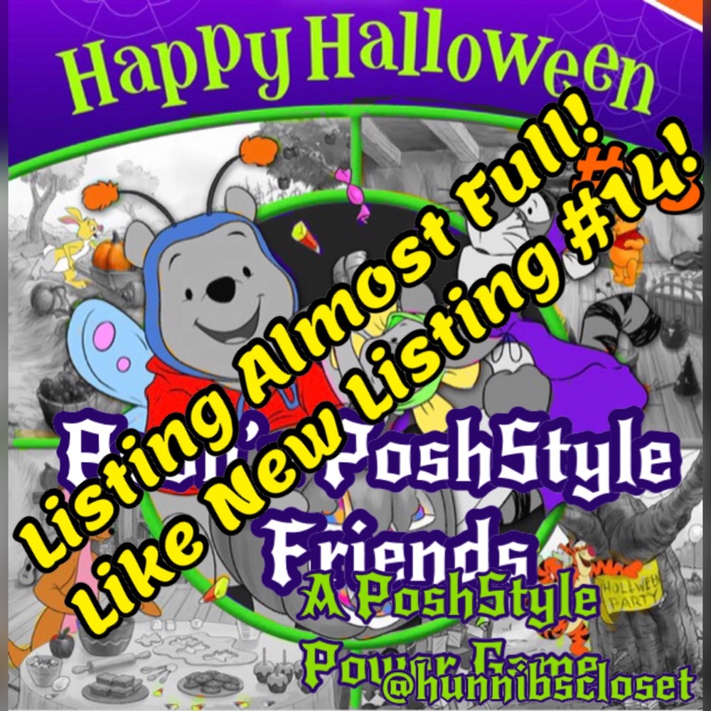 10/23 TRICK OR TREAT WITH POOHS POSHSTYLE FRIENDS!